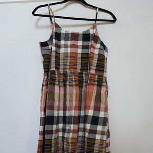 Madewell Flannel Babydoll Dress